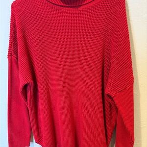 Michael Kors Vibrant Red Turtleneck Sweater
